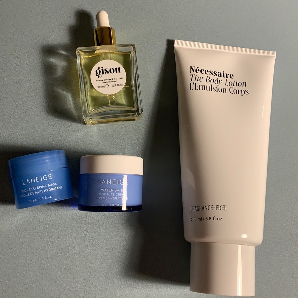 🆕Necessaire Body Lotion, Laneige Samples, Gisou Sample